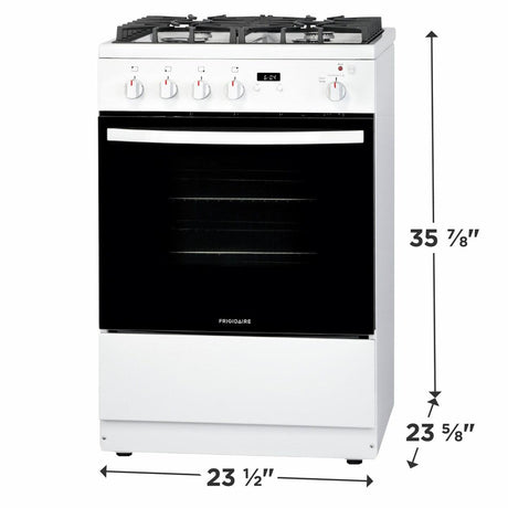 Frigidaire 24" Front Control Freestanding Gas Range - (FFGH2422UW)