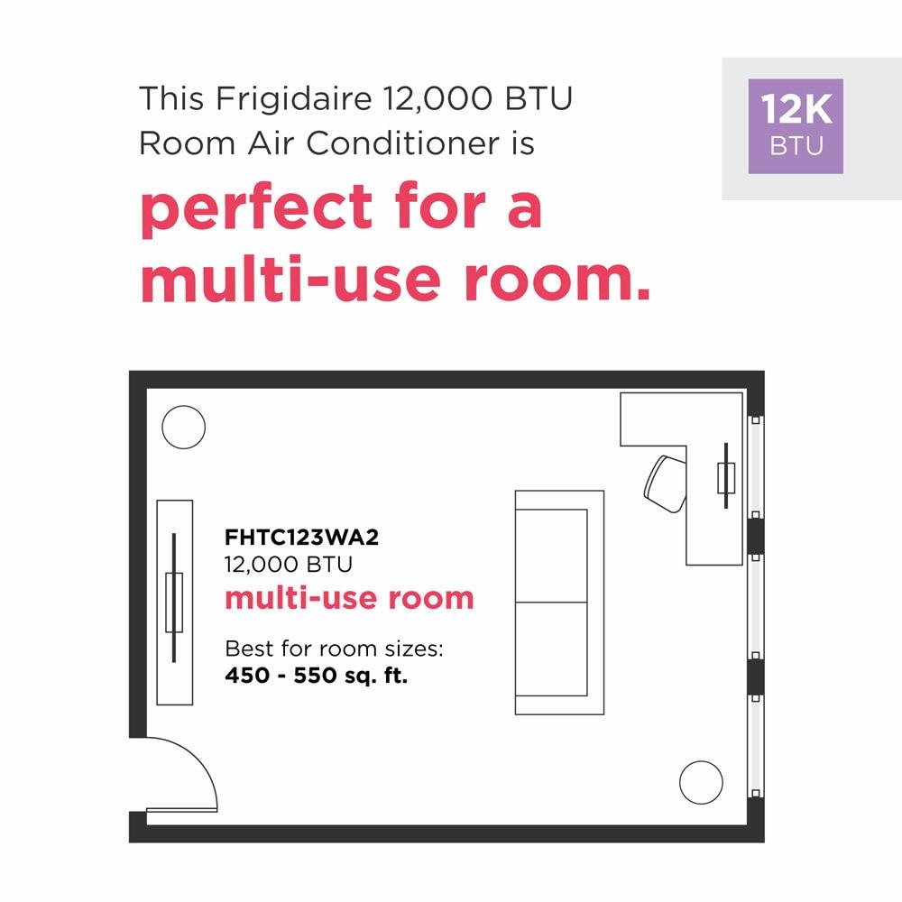 Frigidaire 12,000 BTU Built-In Room Air Conditioner 230/208V - (FHTC123WA2)