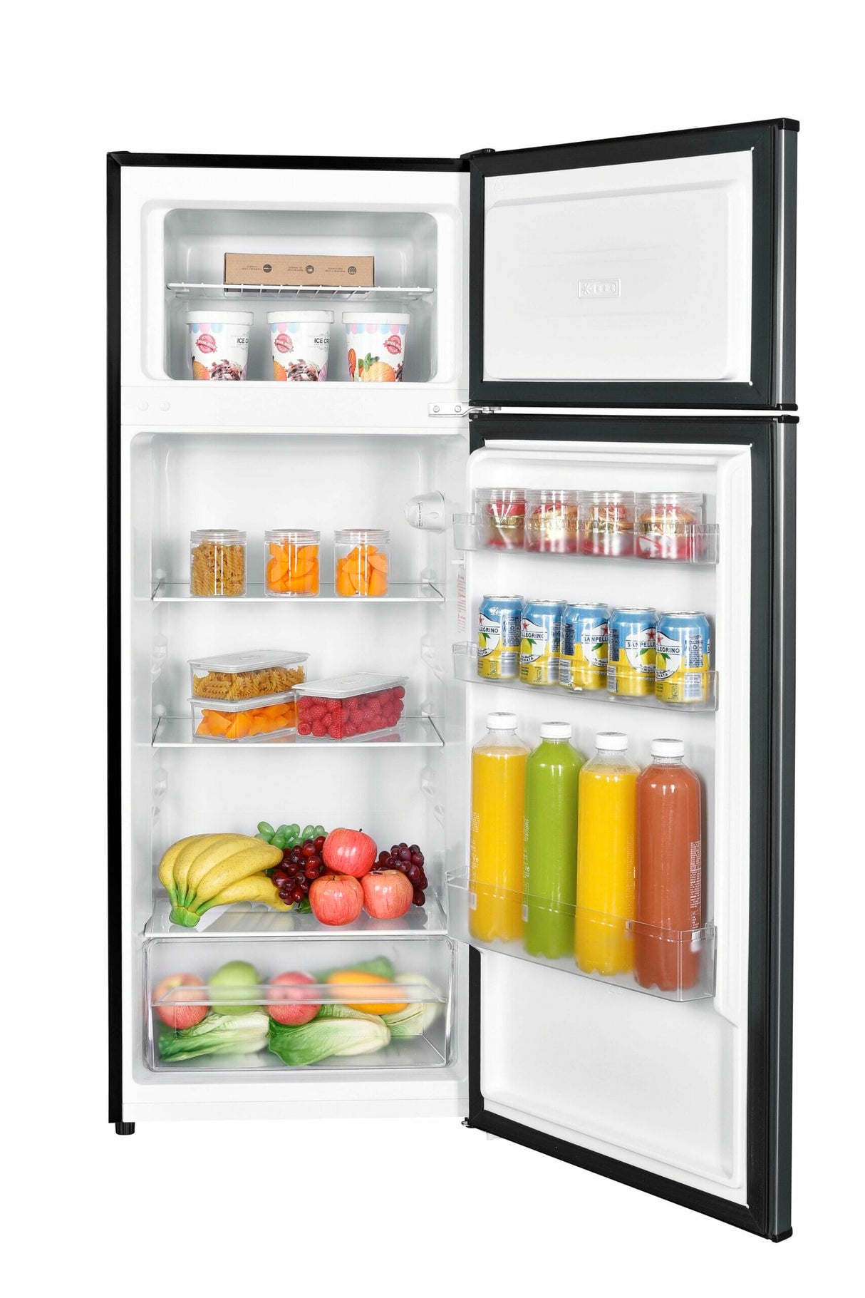 Danby 7.4 cu. ft. Apartment Size Top Mount Fridge in Stainless Steel - (DPF074B2BSLDB6)