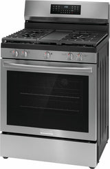 Frigidaire Gallery 30" Rear Control Gas Range with Total Convection - (GCRG3060BF)