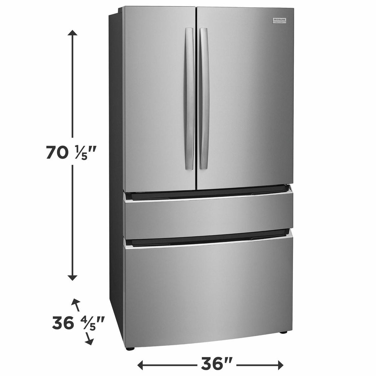 Frigidaire Gallery 27.2 Cu. Ft. Standard-Depth 4-Door French Door Refrigerator - (GRMN2872AF)