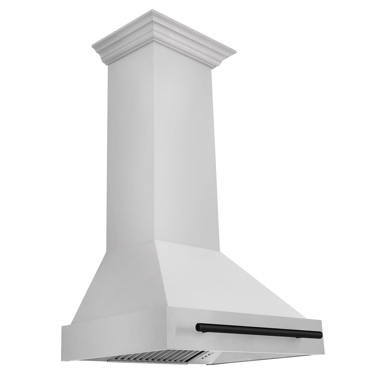 ZLINE 30 in. Autograph Edition Stainless Steel Range Hood with Stainless Steel Shell and Handle (8654STZ-30) [Color: Matte Black] - (8654STZ30MB)