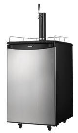 Danby 5.4 cu. ft. Single Tap Keg Cooler in Stainless Steel - (DKC054A1BSLDB)