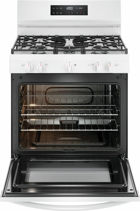 Frigidaire 30" Gas Range with Quick Boil - (FCRG3062AW)