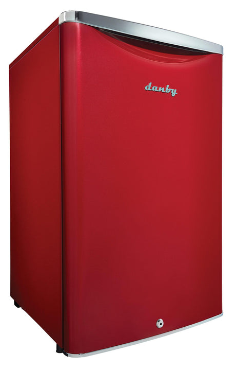 Danby 4.4 cu. ft. Retro Compact Fridge in Metallic Red - (DAR044A6LDB)