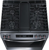 Frigidaire Gallery 30" Front Control Gas Range with Total Convection - (GCFG3060BD)