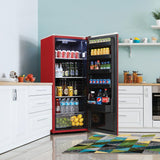 Danby 11.0 cu. ft. Apartment Size Fridge in Metallic Red - (DAR110A3LDB)