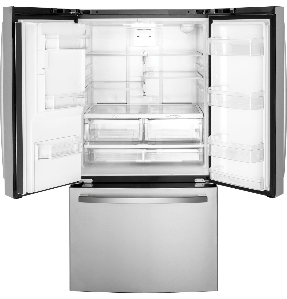 GE(R) ENERGY STAR(R) 25.7 Cu. Ft. Fingerprint Resistant French-Door Refrigerator - (GFE26JYMFS)