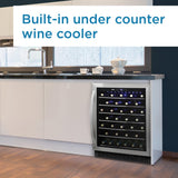 Danby 60 Bottle Built-in Wine Cooler in Stainless Steel - (DWC057A1BSS)