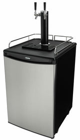 Danby 5.4 cu. ft. Dual-Tap Keg Cooler in Stainless Steel - (DKC054A1BSL2DB)