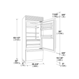 36" SOFIA PRO FRIDGE - RIGHT HINGE - (F7PBM36S1R)