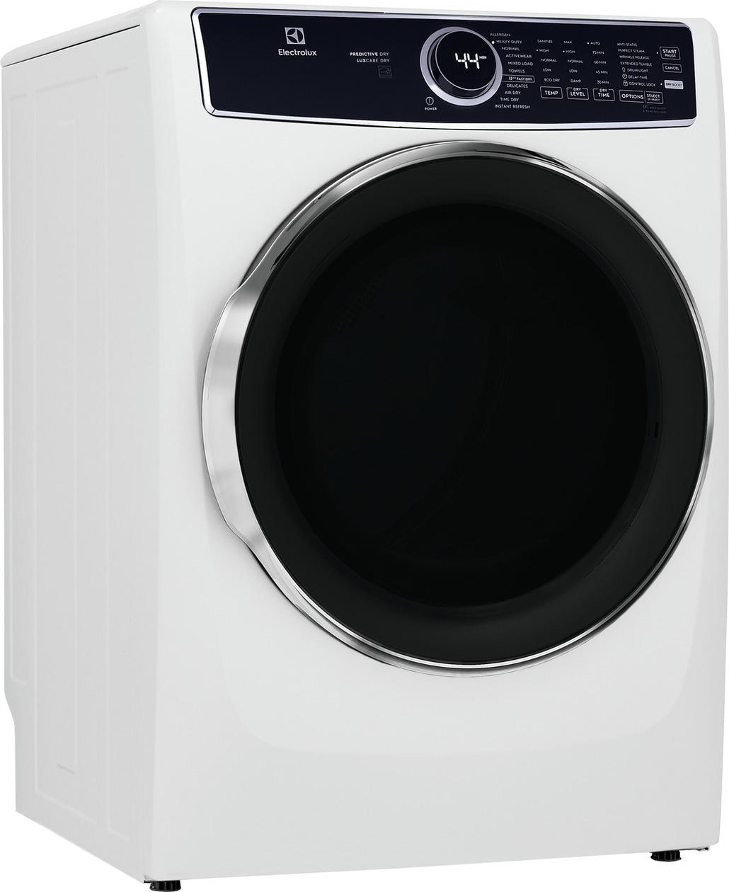 Electrolux Front Load Perfect Steam(TM) Gas Dryer with LuxCare(R) Dry and Instant Refresh - 8.0 Cu. Ft. - (ELFG7637AW)