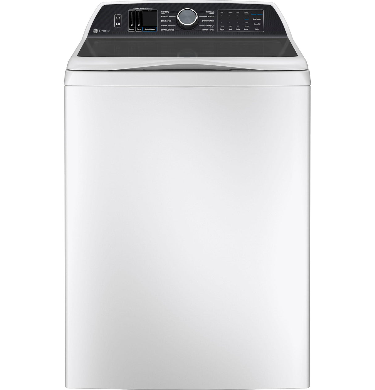 GE Profile(TM) ENERGY STAR(R) 5.4 cu. ft. Capacity Washer with Smarter Wash Technology and FlexDispense(TM) - (PTW700BSTWS)