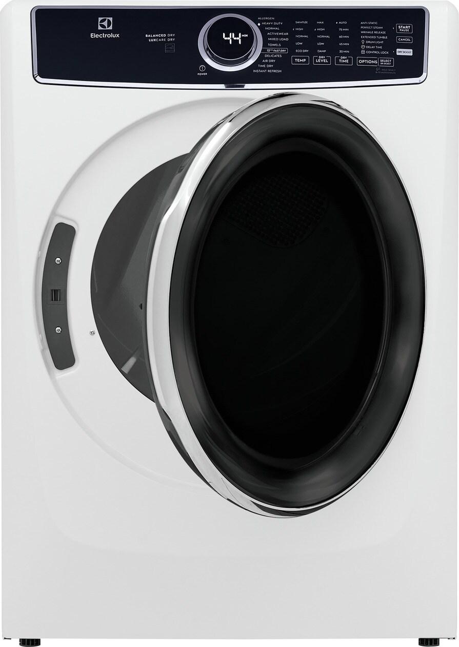 Electrolux Front Load Perfect Steam(TM) Electric Dryer with Balanced Dry(TM) and Instant Refresh - 8.0 Cu. Ft. - (ELFE7637AW)