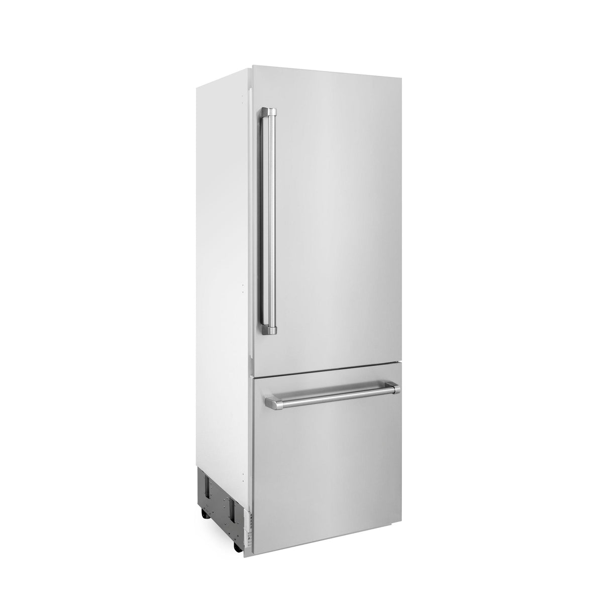 ZLINE 30" 16.1 cu. ft. Built-In 2-Door Bottom Freezer Refrigerator with Internal Water and Ice Dispenser in Stainless Steel (RBIV-304-30) - (RBIV30430)