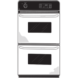 GE(R) 24" Double Wall Oven - (JRP28SKSS)