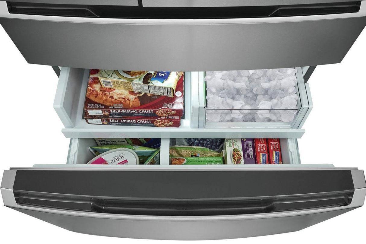 Frigidaire Gallery 22.1 Cu. Ft. Counter-Depth 4-Door French Door Refrigerator - (GRMG2272CF)