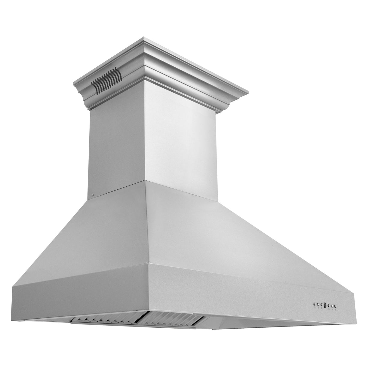 ZLINE Ducted Vent Wall Mount Range Hood in Stainless Steel with Built-in ZLINE CrownSound Bluetooth Speakers (667CRN-BT) - (667CRNBT30)