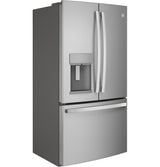 GE Profile(TM) Series ENERGY STAR(R) 22.1 Cu. Ft. Counter-Depth Fingerprint Resistant French-Door Refrigerator with Hands-Free AutoFill - (PYE22KYNFS)