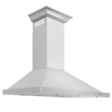 ZLINE Convertible Vent Wall Mount Range Hood in Stainless Steel with Crown Molding (KBCRN) - (KBCRN24)