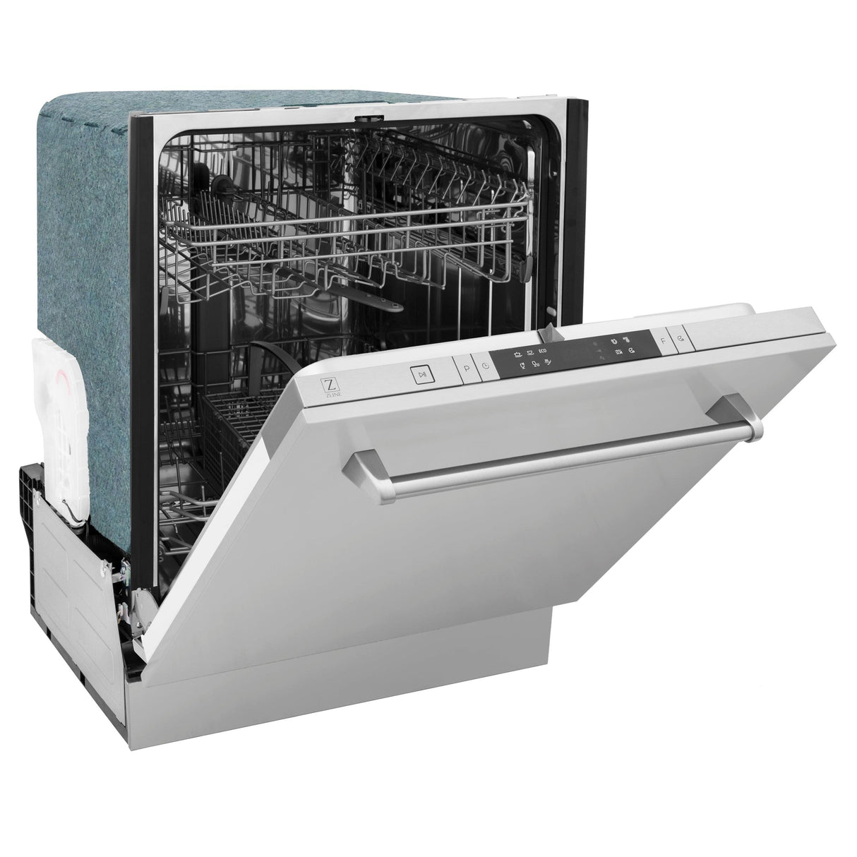 ZLINE 24 in. Top Control Dishwasher with Stainless Steel Tub and Traditional Style Handle, 52dBa (DW-24) [Color: Stainless Steel] - (DW304H24)