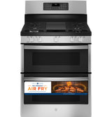 GE(R) 30" Free-Standing Gas Double Oven Convection Range - (JGBS86SPSS)