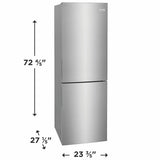 Frigidaire 11.5 Cu. Ft. Bottom Freezer Refrigerator - (FRBG1224AV)