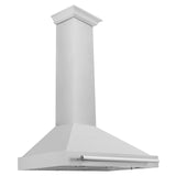 ZLINE 36 in. Convertible Fingerprint Resistant DuraSnow' Stainless Steel Range Hood with Stainless Steel Handle (KB4SNX-36) [Color: DuraSnow Stainless Steel] - (KB4SNX36)