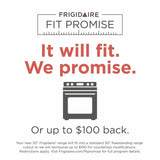 Frigidaire 30" Front Control Gas Range with Quick Boil - (FCFG3062AS)