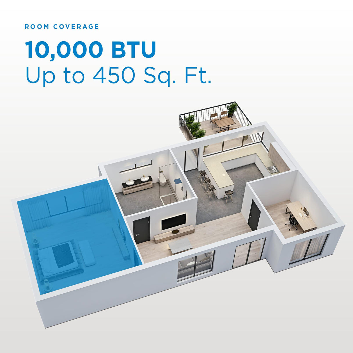 Danby 10000 BTU Through-the-Wall AC in White - (DTAC100B1WDB)