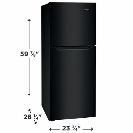 Frigidaire 10.1 Cu. Ft. Top Freezer Apartment-Size Refrigerator - (FFET1022UB)