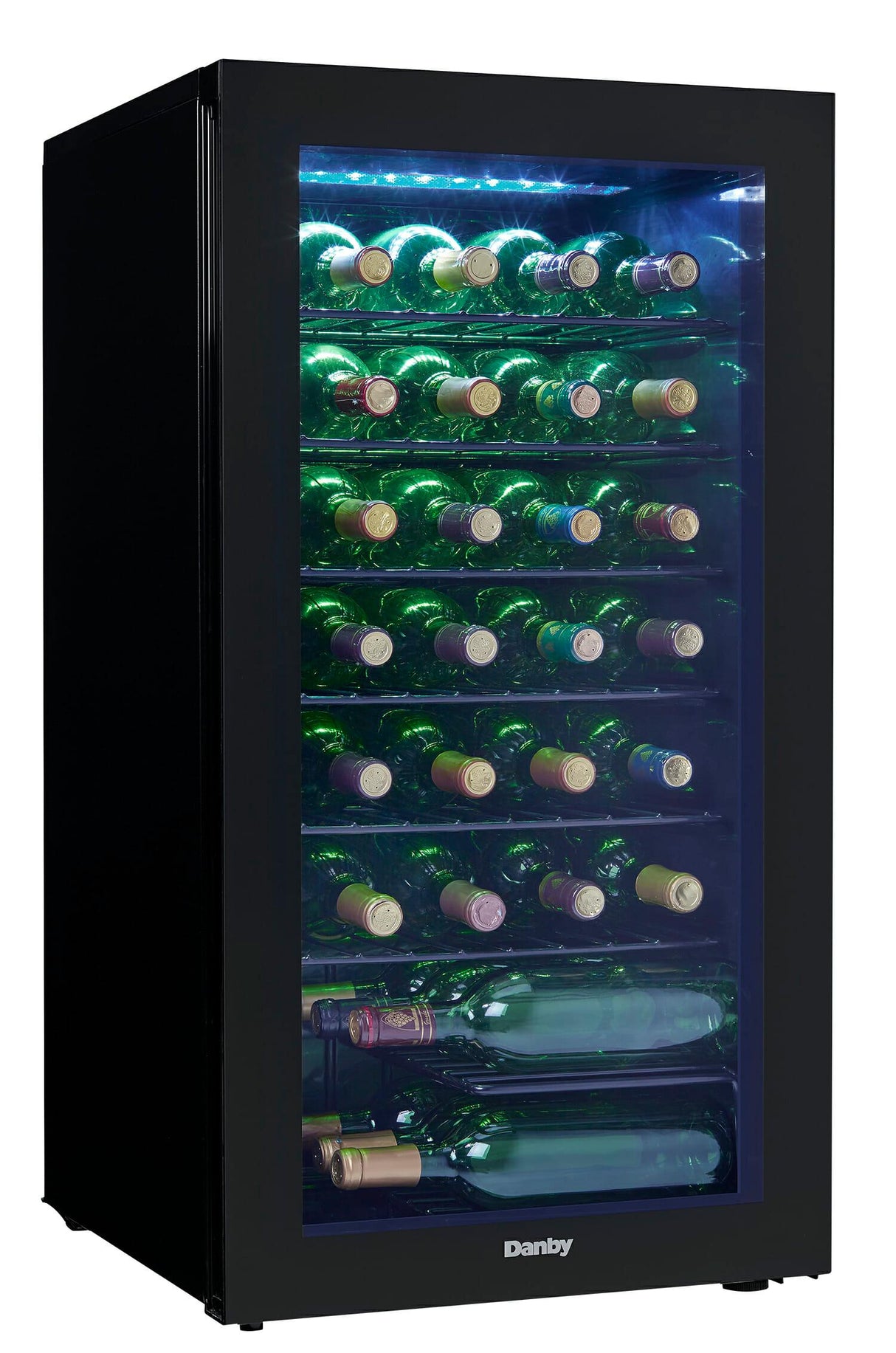 Danby 36 Bottle Free-Standing Wine Cooler in Black - (DWC036A2BDB6)