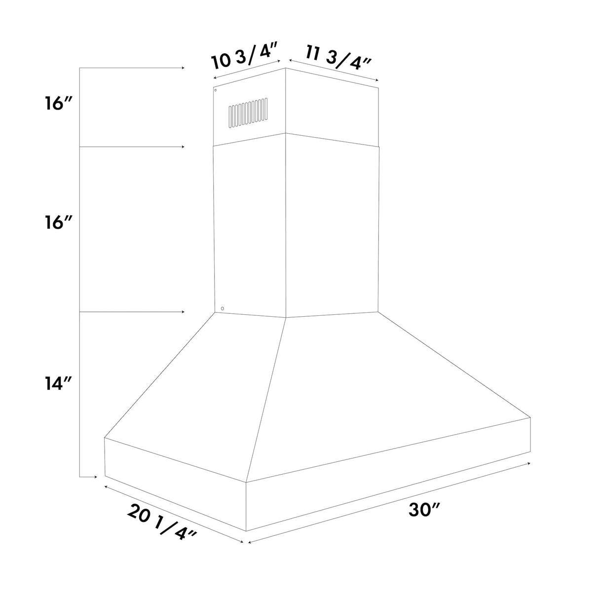 ZLINE Professional Convertible Vent Wall Mount Range Hood in Stainless Steel (597) - (59736)