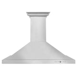 ZLINE CrownSound Ducted Vent Wall Mount Range Hood in Stainless Steel with Built-in Bluetooth Speakers (KBCRN-BT) - (KBCRNBT24)