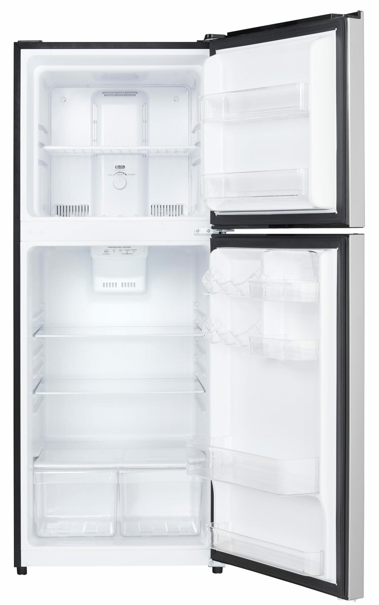 Danby 10.1 cu. ft. Top Mount Apartment Size Fridge in Stainless Steel - (DFF101B1BSLDB)