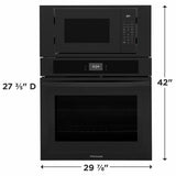 Frigidaire 30" Electric Wall Oven and Microwave Combination - (FCWM3027AB)