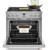 Caf(eback)(TM) 36" Smart All-Gas Commercial-Style Range with 6 Burners (Natural Gas) - (CGY366P2TS1)