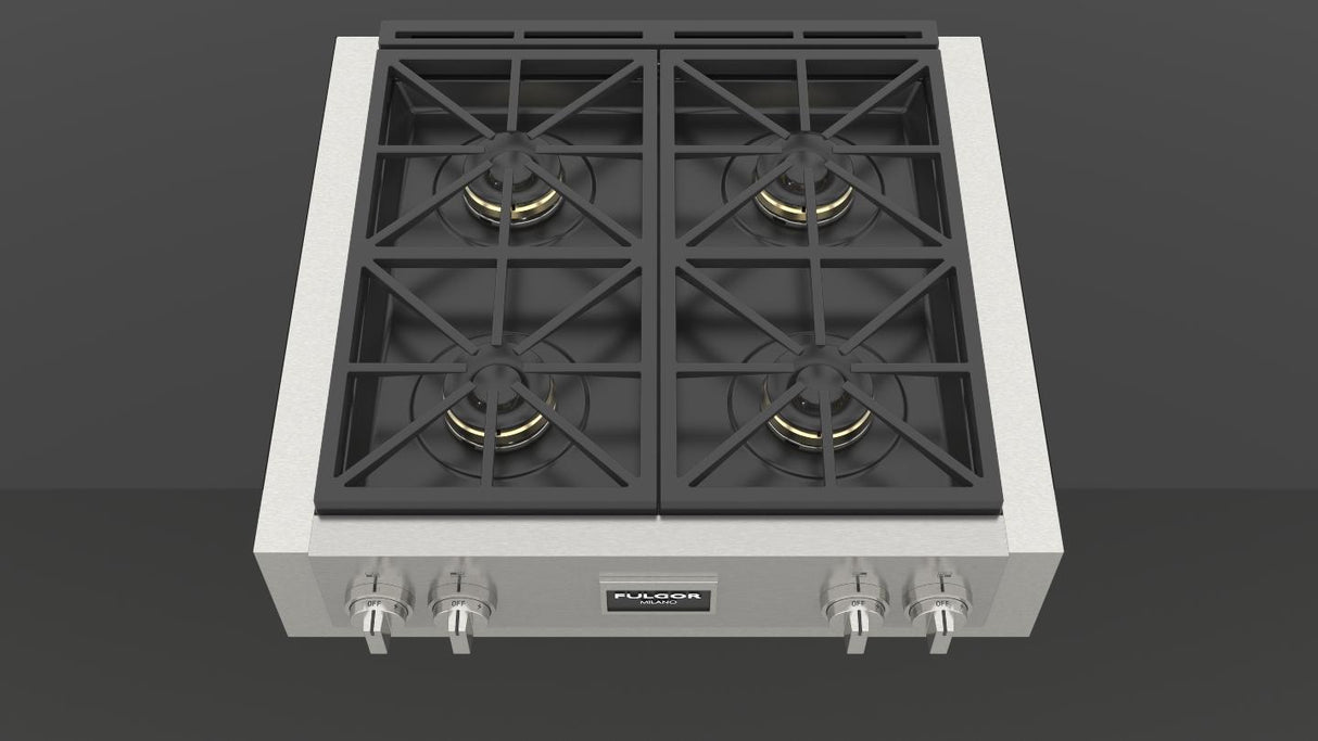 30" PRO GAS RANGE TOP - (F6GRT304S1)