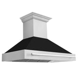 ZLINE 48 in. Stainless Steel Range Hood with Stainless Steel Handle (8654STX-48) [Color: Blue Gloss] - (8654STXBG48)