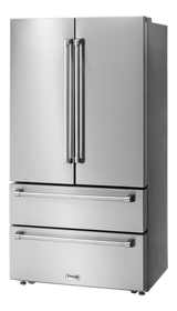 Thor Kitchen 36 Inch Professional French Door Refrigerator With Freezer Drawers - Model Trf3602 - (TRF3602)