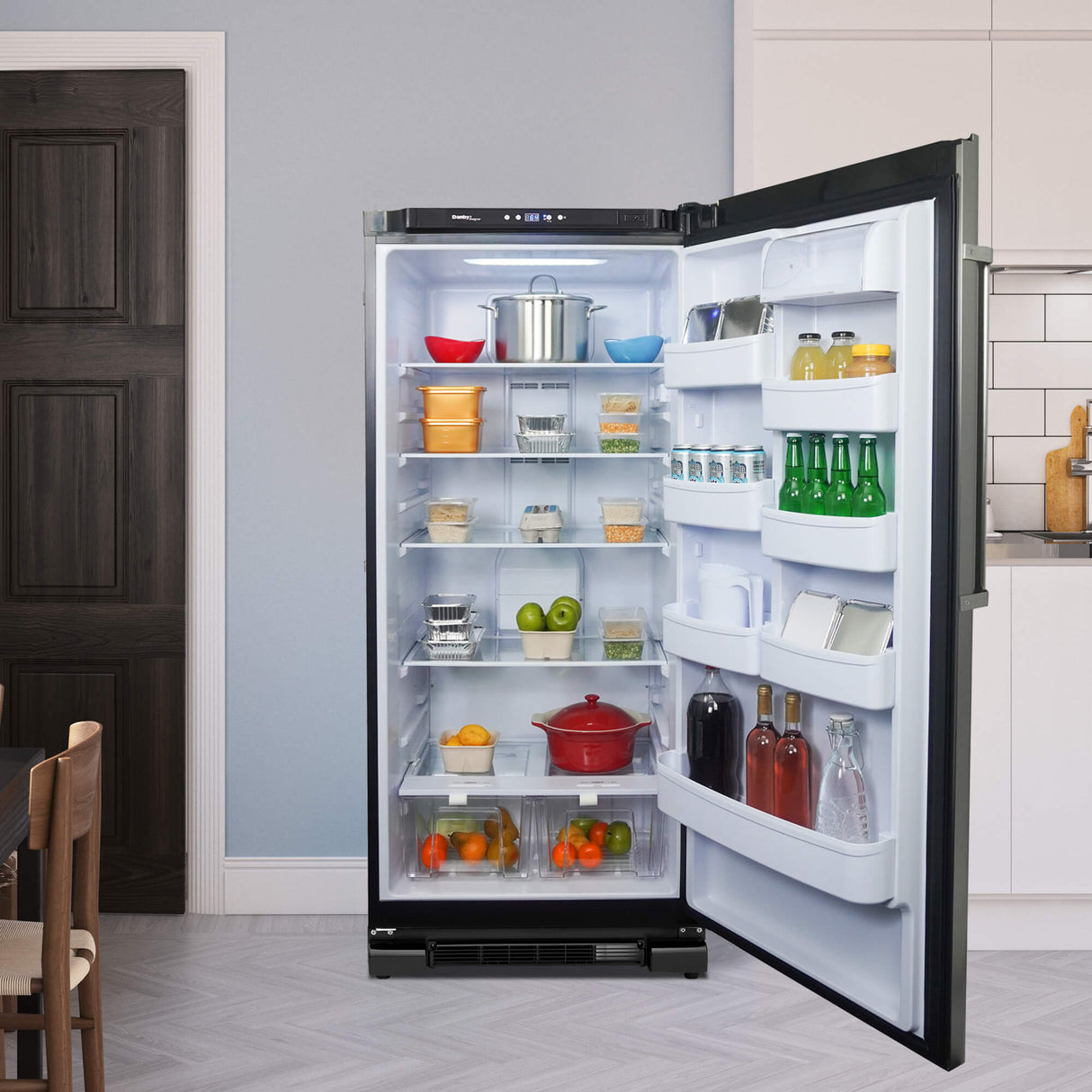 Danby Designer 17.0 cu. ft. Apartment Size Fridge in Stainless Steel Look - (DAR170A3BSLDD)