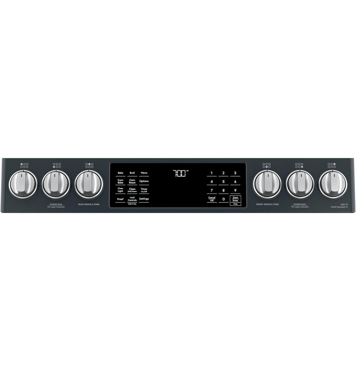 Caf(eback)(TM) 30" Smart Slide-In, Front-Control, Gas Range with Convection Oven - (CGS700P3MD1)