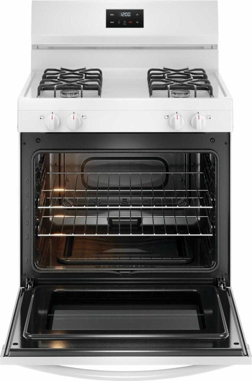 Frigidaire 30" Gas Range - (FCRG3051BW)