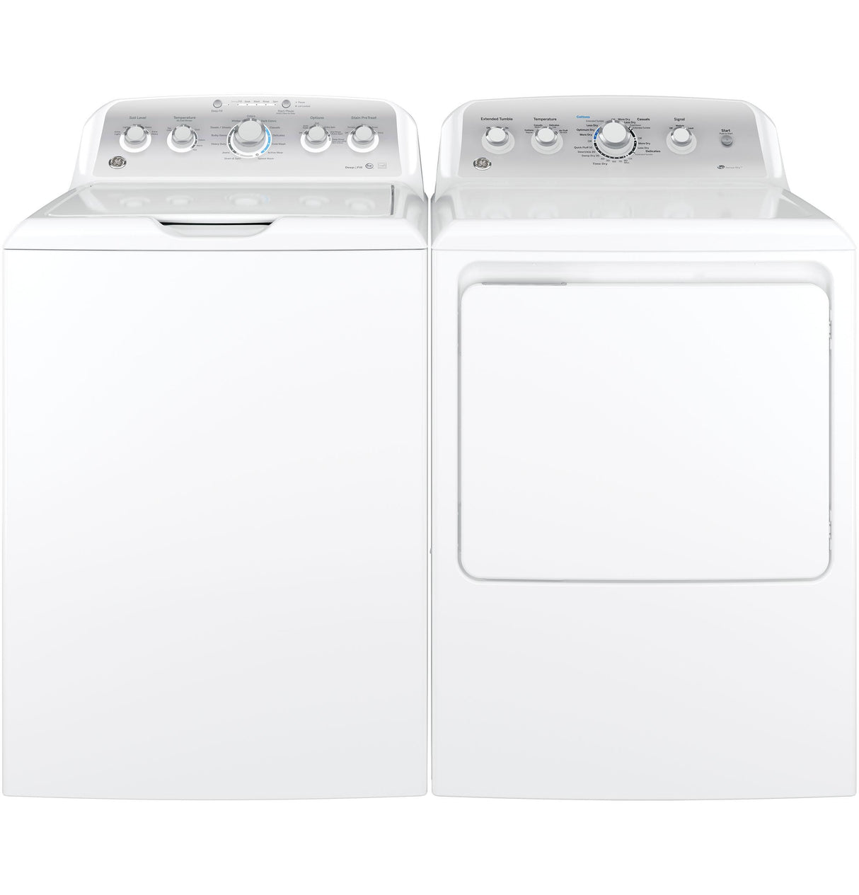 GE(R) 7.2 cu. ft. Capacity aluminized alloy drum Electric Dryer with Sensor Dry - (GTD45EASJWS)