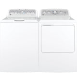 GE(R) 7.2 cu. ft. Capacity aluminized alloy drum Electric Dryer with Sensor Dry - (GTD45EASJWS)