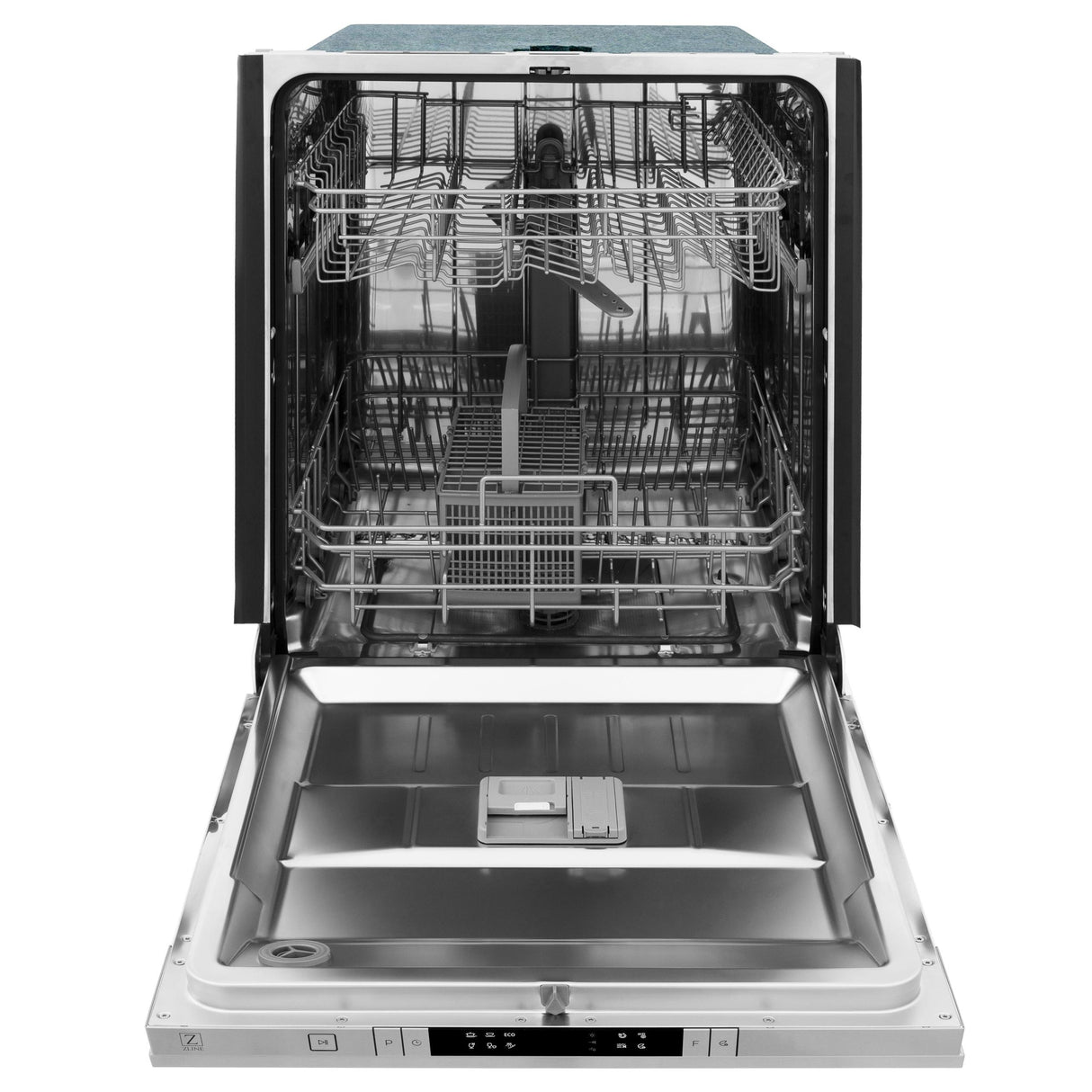 ZLINE 24 in. Top Control Dishwasher with Stainless Steel Tub and Traditional Style Handle, 52dBa (DW-24) [Color: Stainless Steel] - (DW304H24)