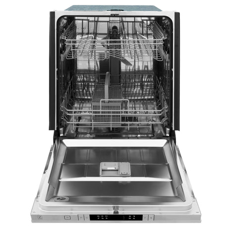 ZLINE 24 in. Top Control Dishwasher with Stainless Steel Tub and Traditional Style Handle, 52dBa (DW-24) [Color: Stainless Steel] - (DW304H24)