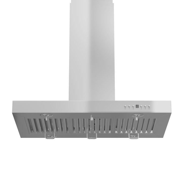 ZLINE Convertible Vent Island Mount Range Hood in Stainless Steel (KE2i) - (KE2I30)