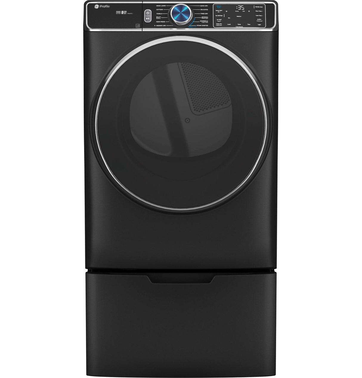 GE Profile(TM) ENERGY STAR(R) 7.8 cu. ft. Capacity Smart Front Load Gas Dryer with Steam and Sanitize Cycle - (PFD95GSPTDS)