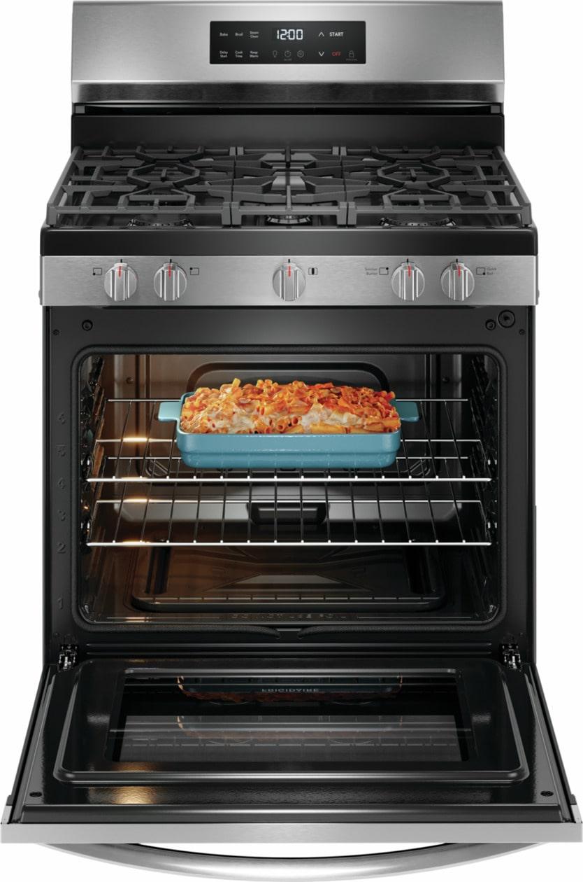 Frigidaire 30" Gas Range with Quick Boil - (FCRG3062AS)